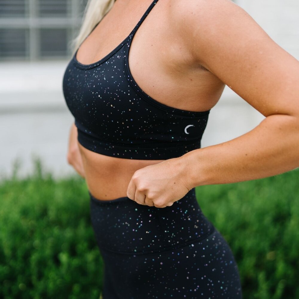 Black Reflective Mirage Brilliant Bra